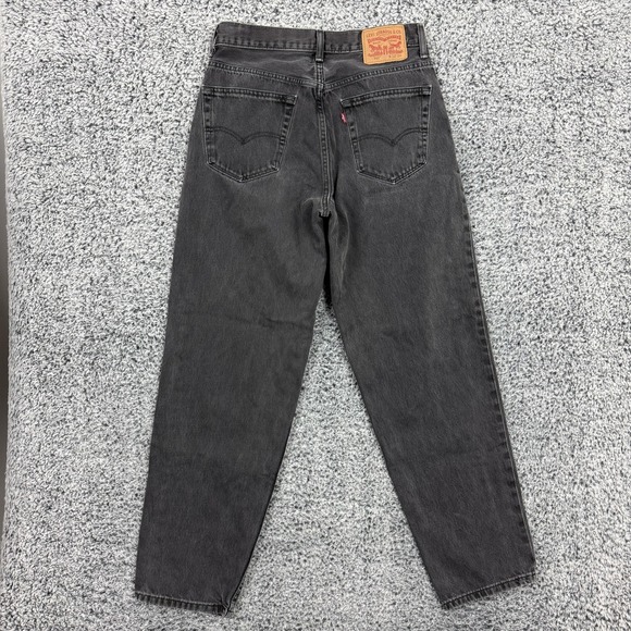 Levis 560 Jeans Mens 32x34 Black Gray Relaxed Fit Tapered Leg Classic Grunge - Picture 1 of 16